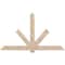 Ekena Millwork Kennewick Smooth Timber Gable Bracket, Douglas Fir, 84"W x 49"H x 5 1/2"D x 5 1/2"F, 14/12 Pitch GBW084X49X0606KEN00SDF - alternate 1